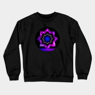 Beautiful neon glow Crewneck Sweatshirt